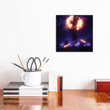 iCanvas "Ninja Battle" by Robert Amarandi Canvas Print