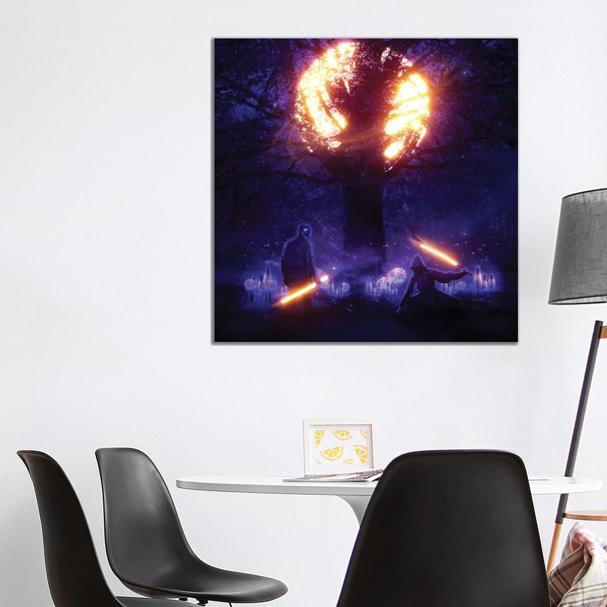 iCanvas "Ninja Battle" by Robert Amarandi Canvas Print