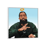 iCanvas "Nipsey" by Artpce Framed Canvas Print