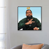 iCanvas "Nipsey" by Artpce Framed Canvas Print