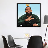 iCanvas "Nipsey" by Artpce Framed Canvas Print
