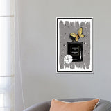 iCanvas "Noir Butterfly" by Martina Pavlova Framed Canvas Print