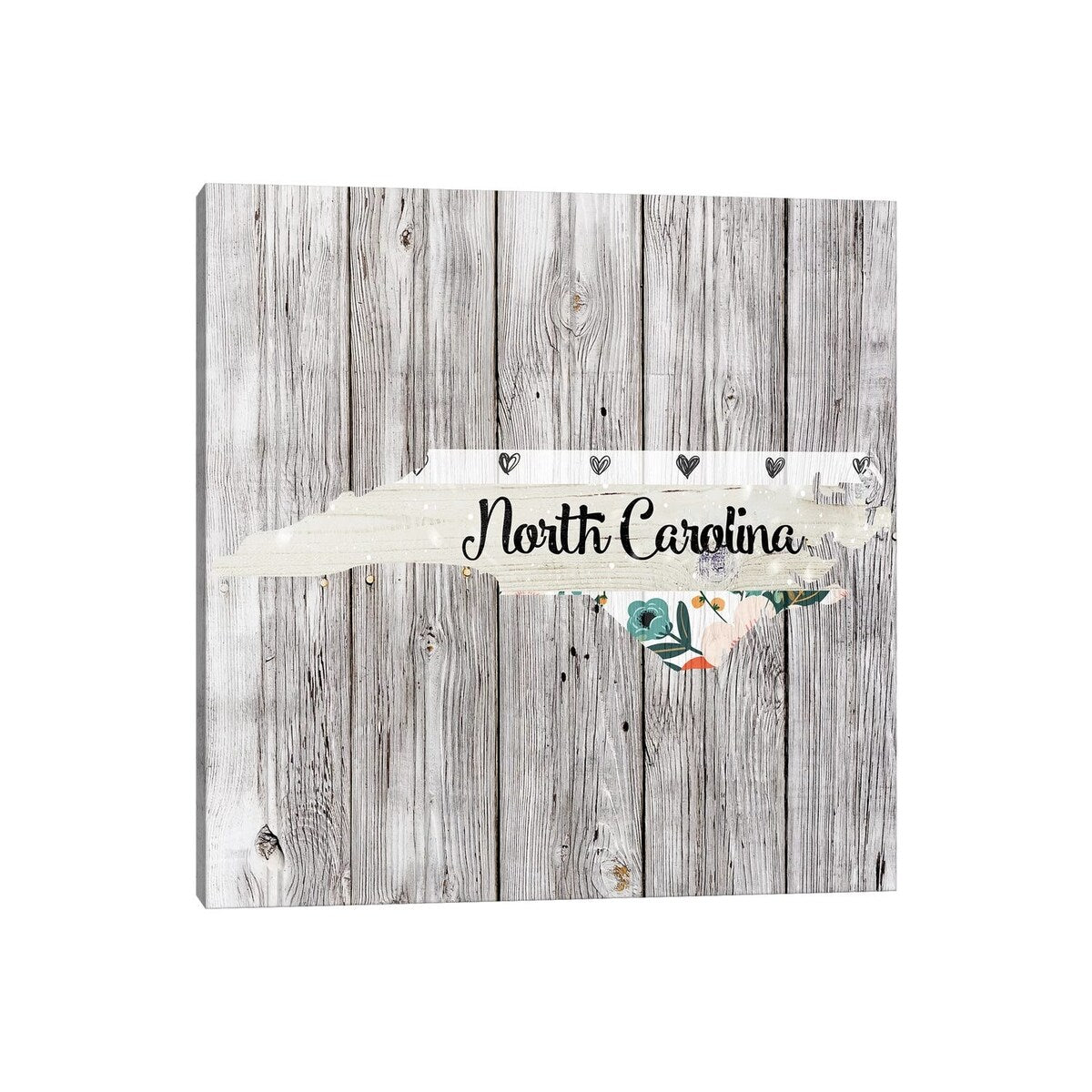 iCanvas "North Carolina" by Front Porch Pickins Canvas Print