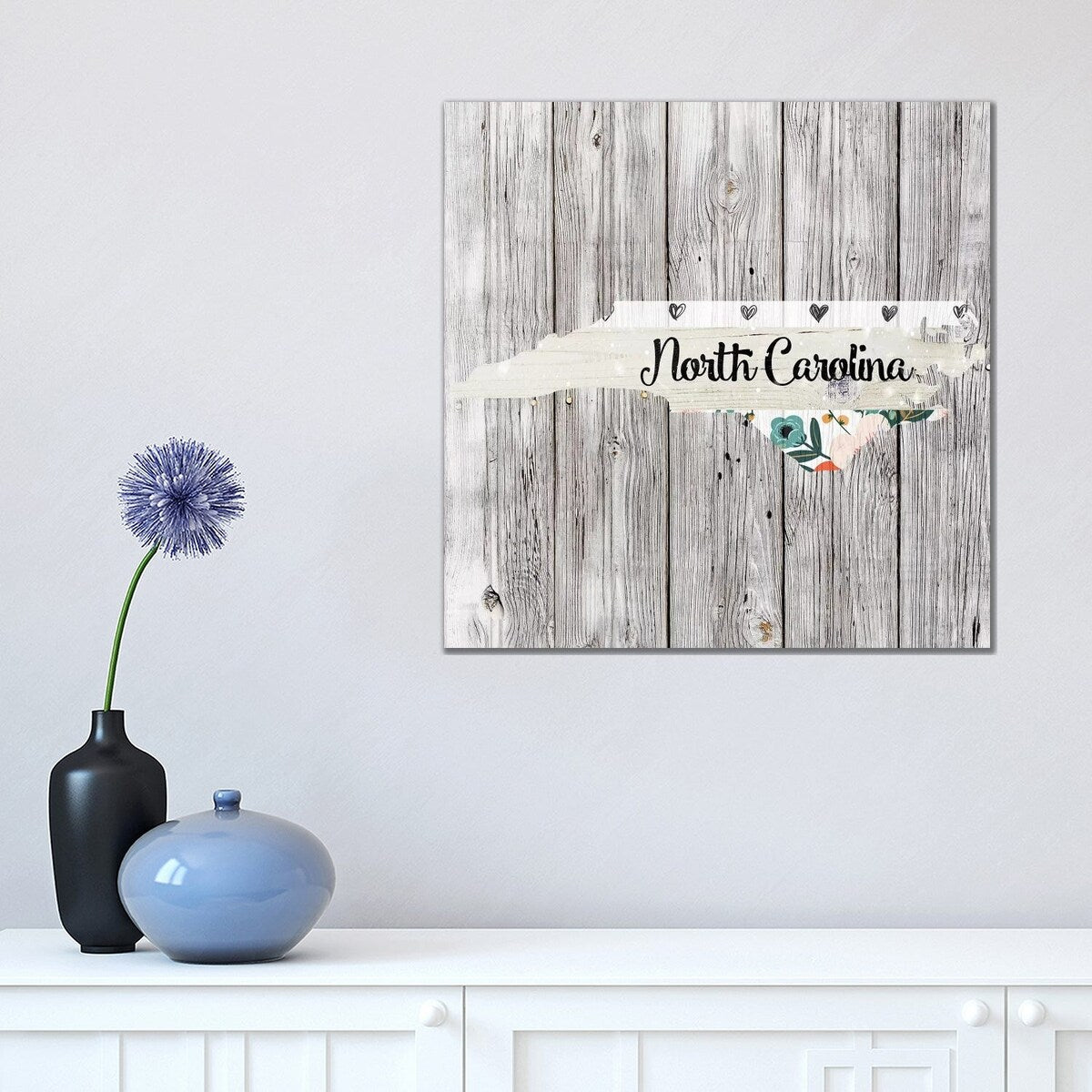 iCanvas "North Carolina" by Front Porch Pickins Canvas Print