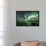 iCanvas "Northern Light Over The Norwegian Coast" by Floris Smeets Framed