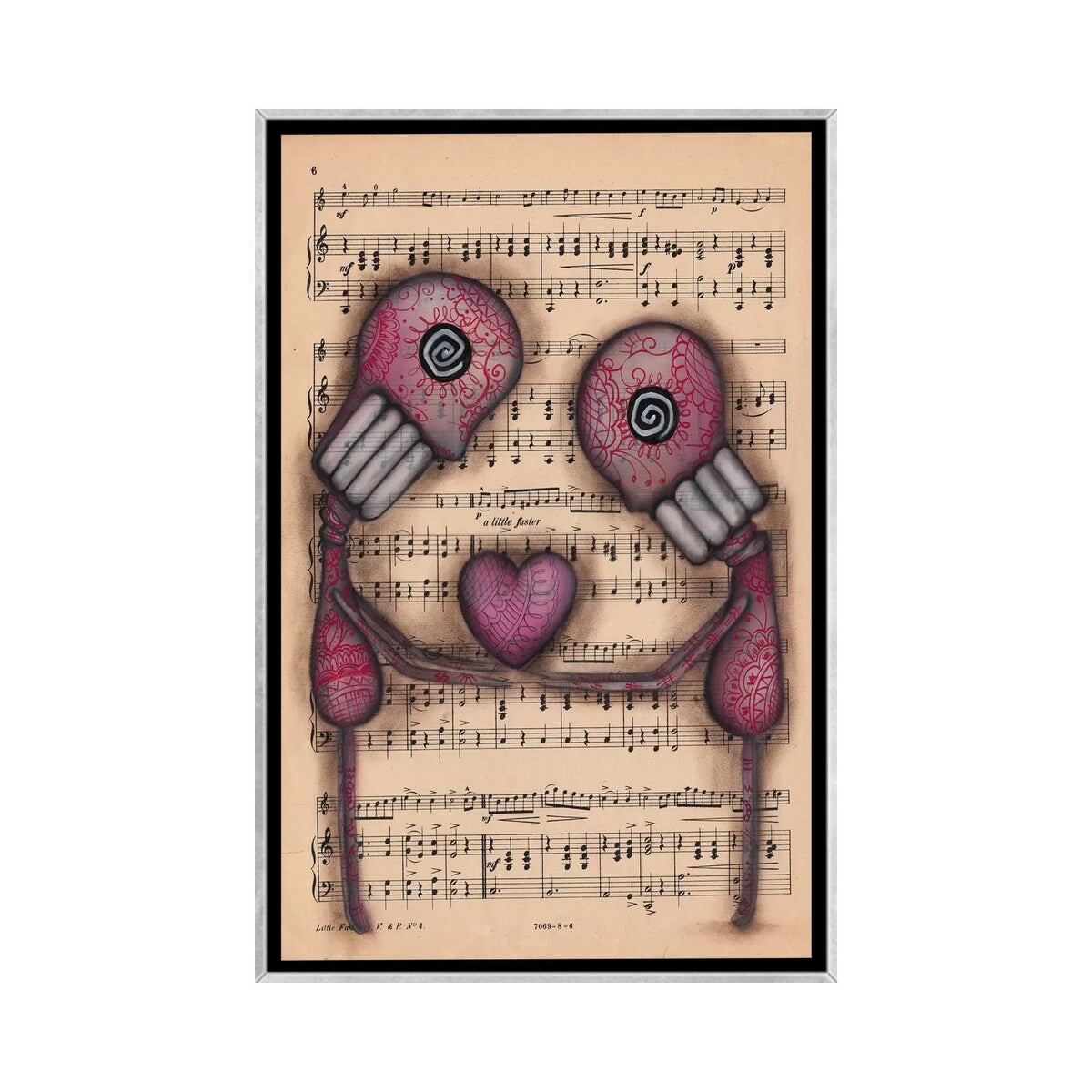 iCanvas "Nuestro Amor Eterno" by Abril Andrade Framed