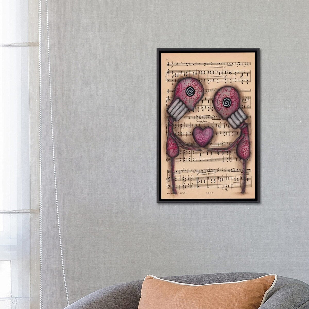 iCanvas "Nuestro Amor Eterno" by Abril Andrade Framed