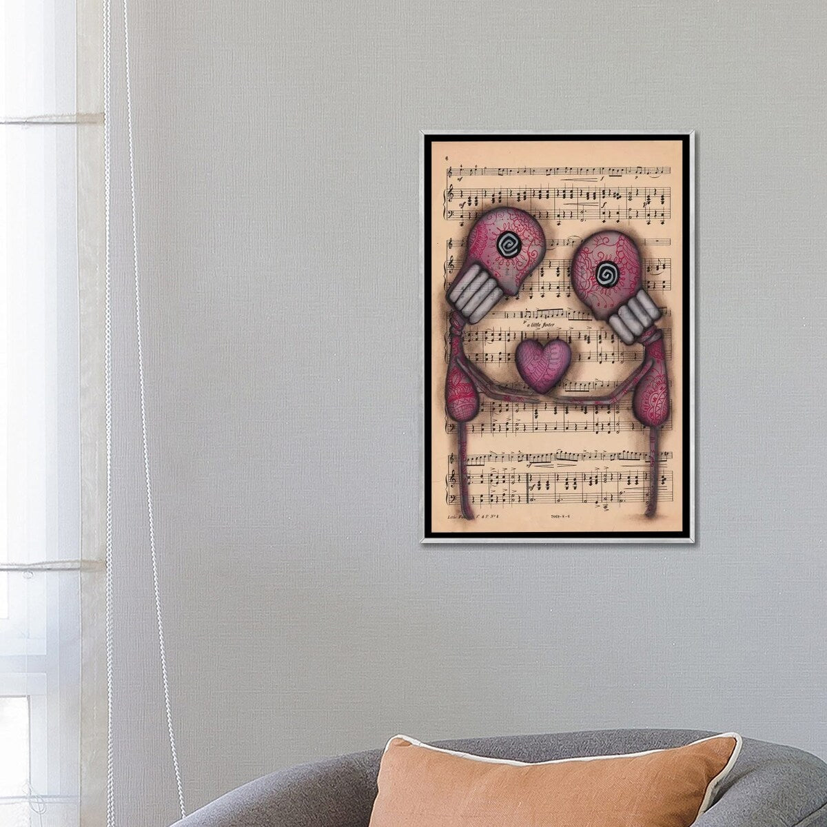 iCanvas "Nuestro Amor Eterno" by Abril Andrade Framed