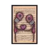 iCanvas "Nuestro Amor Eterno" by Abril Andrade Framed
