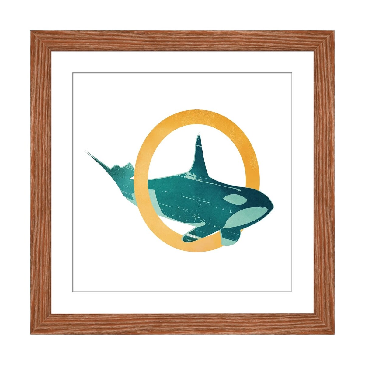 iCanvas "O - Orca" by Goed Blauw