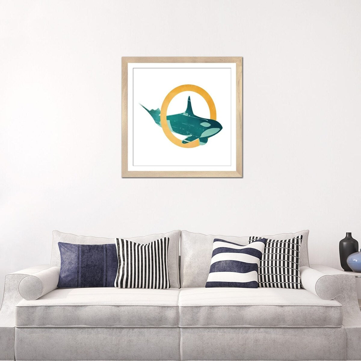 iCanvas "O - Orca" by Goed Blauw