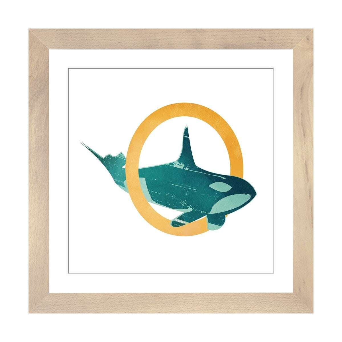 iCanvas "O - Orca" by Goed Blauw