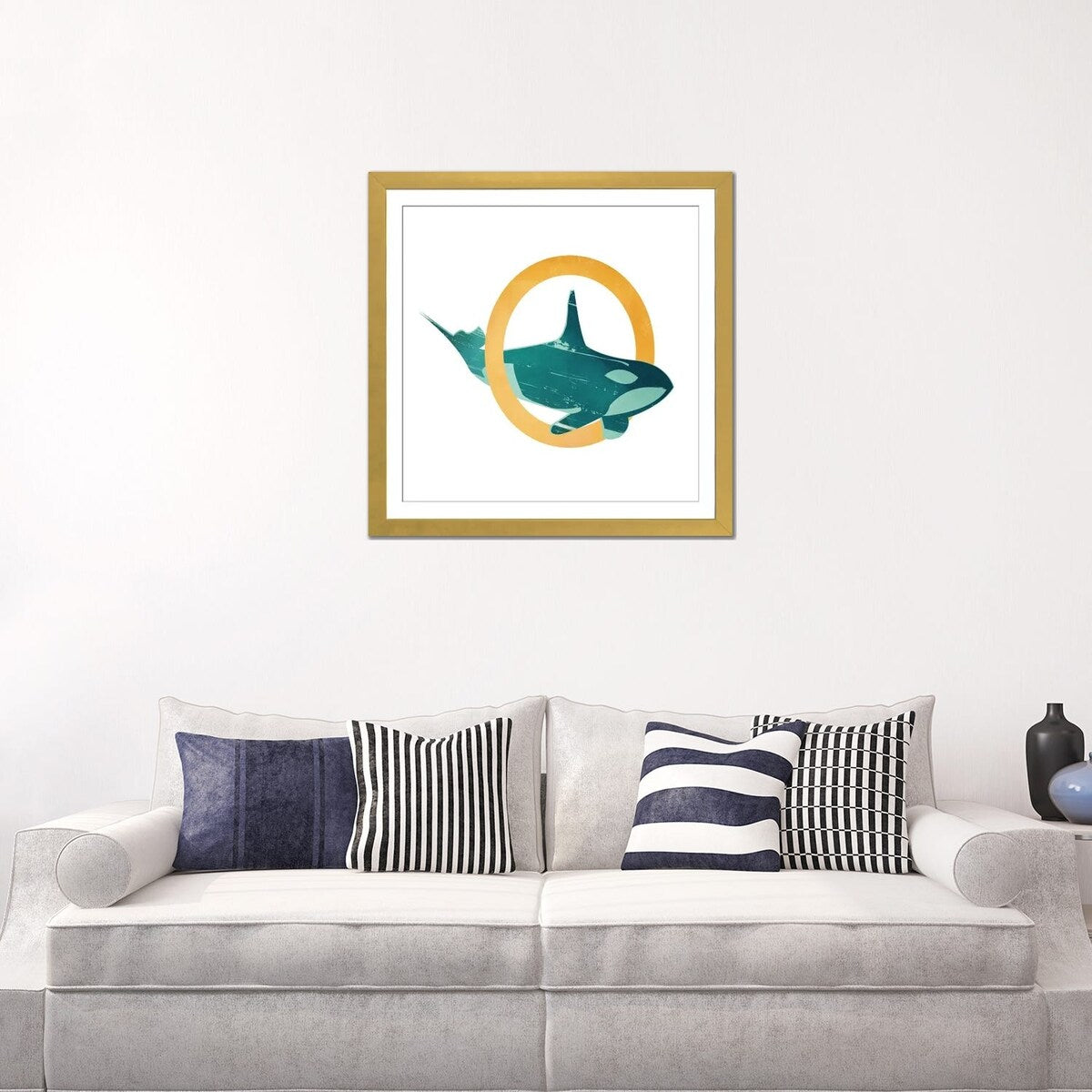 iCanvas "O - Orca" by Goed Blauw