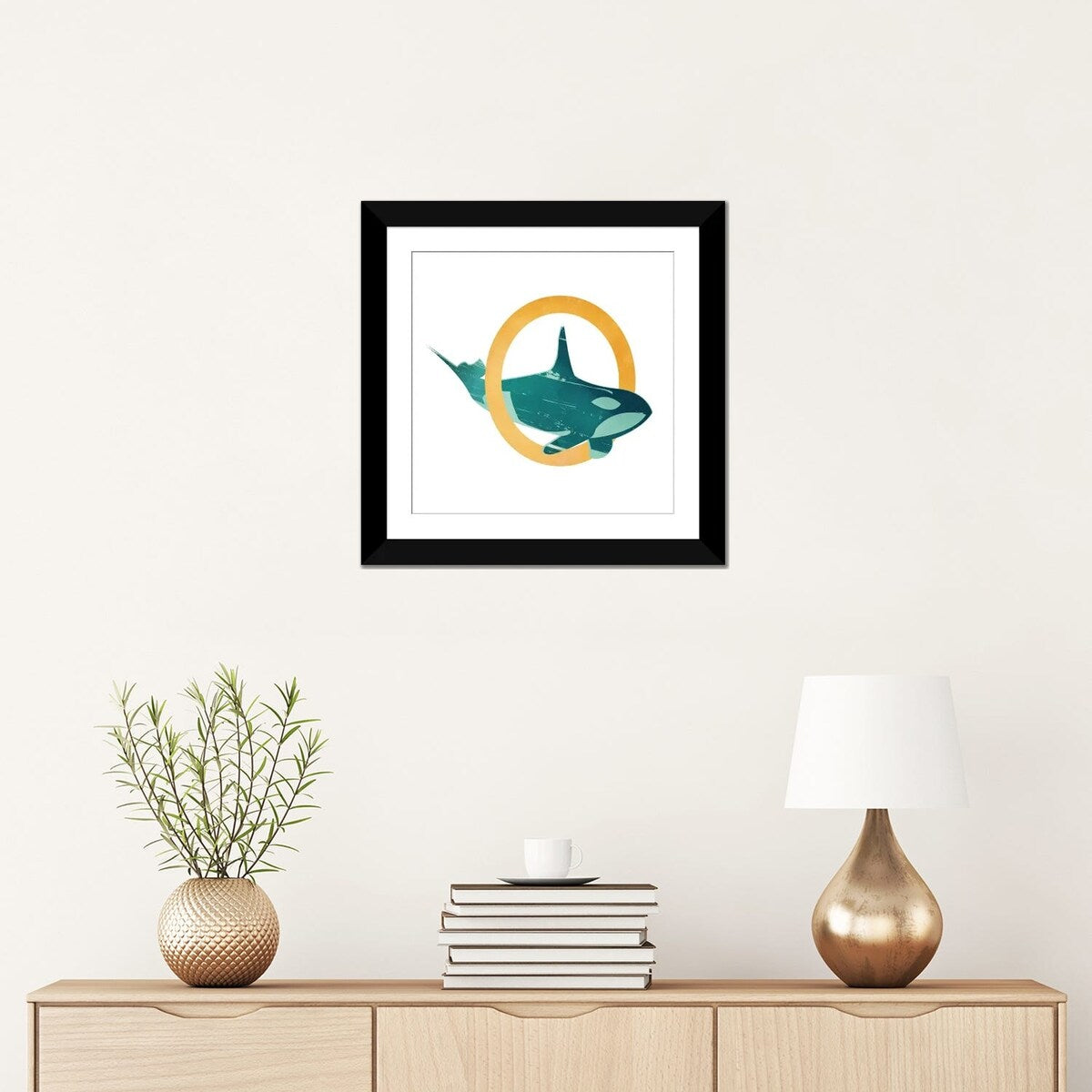 iCanvas "O - Orca" by Goed Blauw