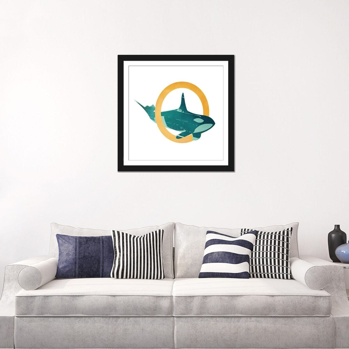 iCanvas "O - Orca" by Goed Blauw