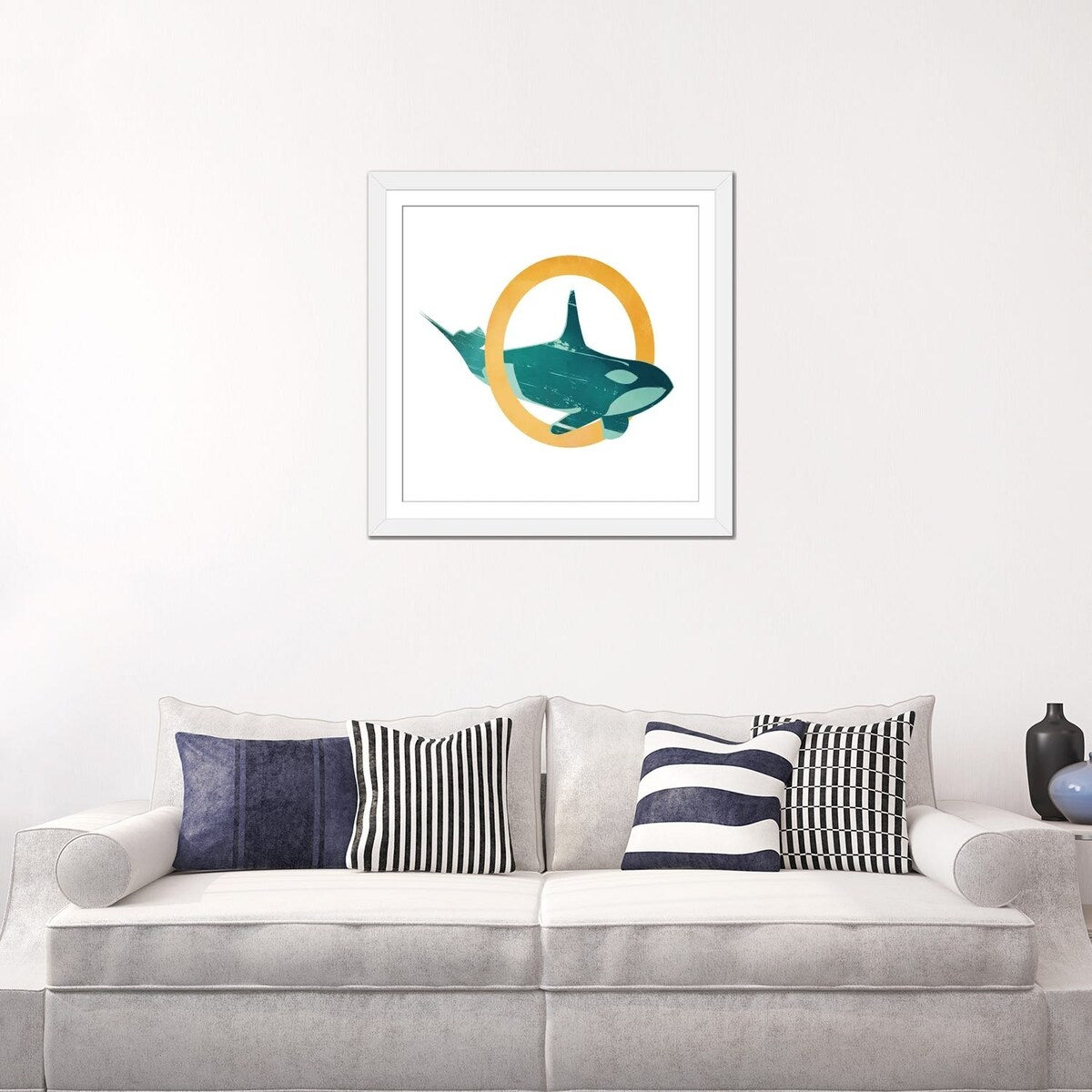 iCanvas "O - Orca" by Goed Blauw