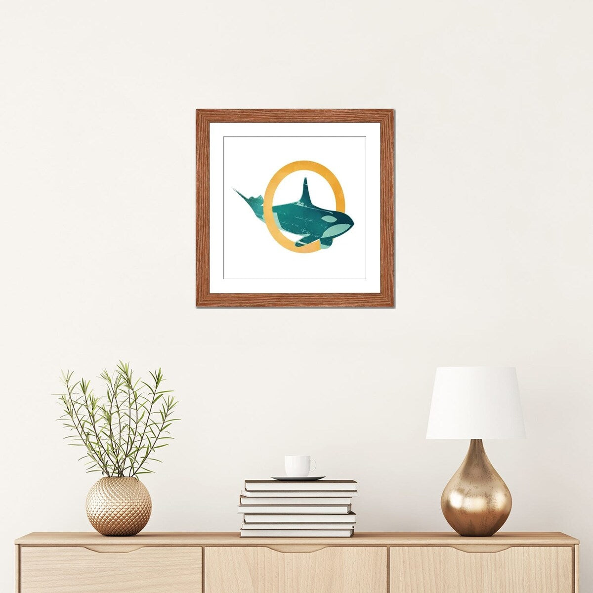 iCanvas "O - Orca" by Goed Blauw