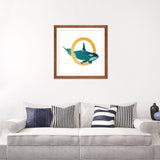 iCanvas "O - Orca" by Goed Blauw