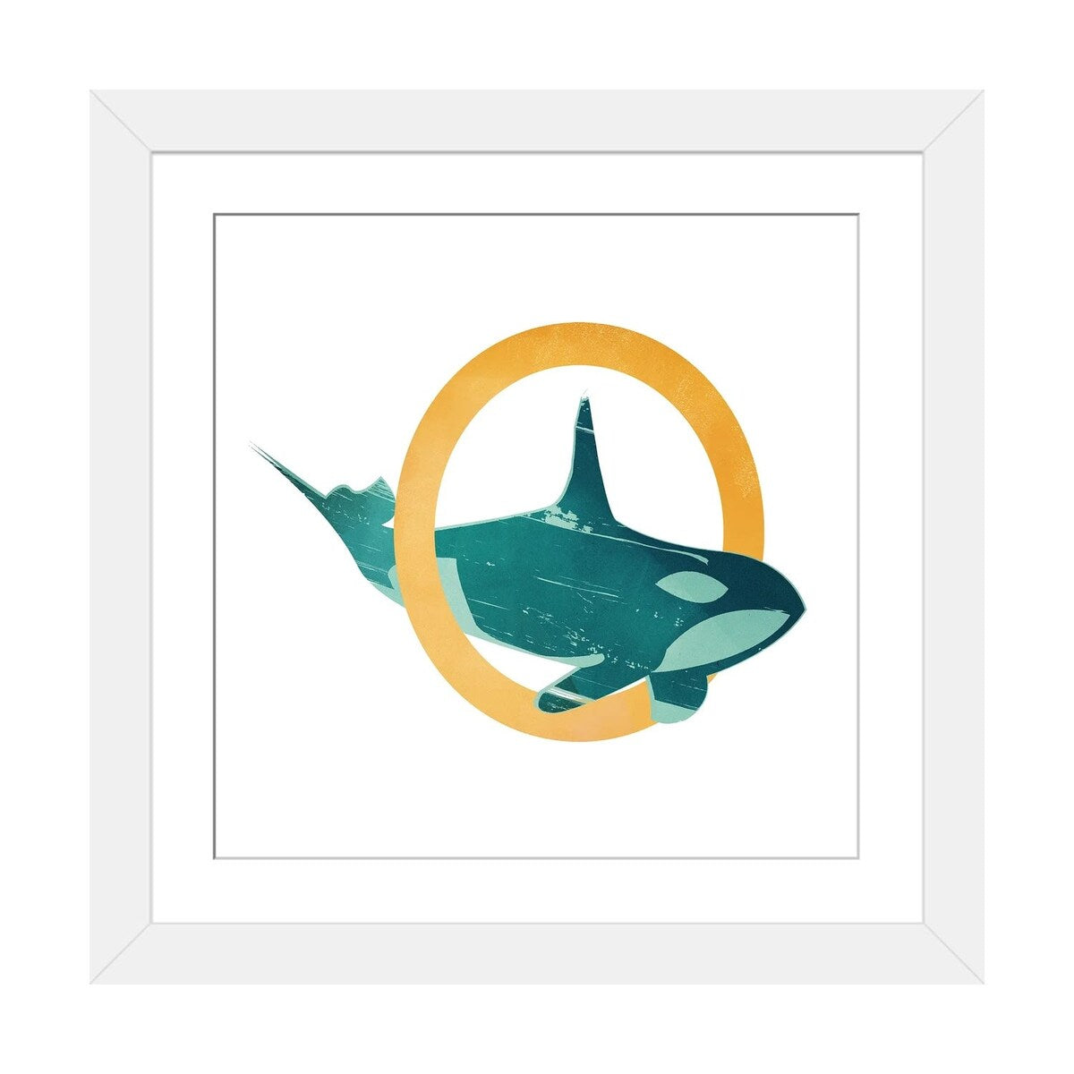 iCanvas "O - Orca" by Goed Blauw