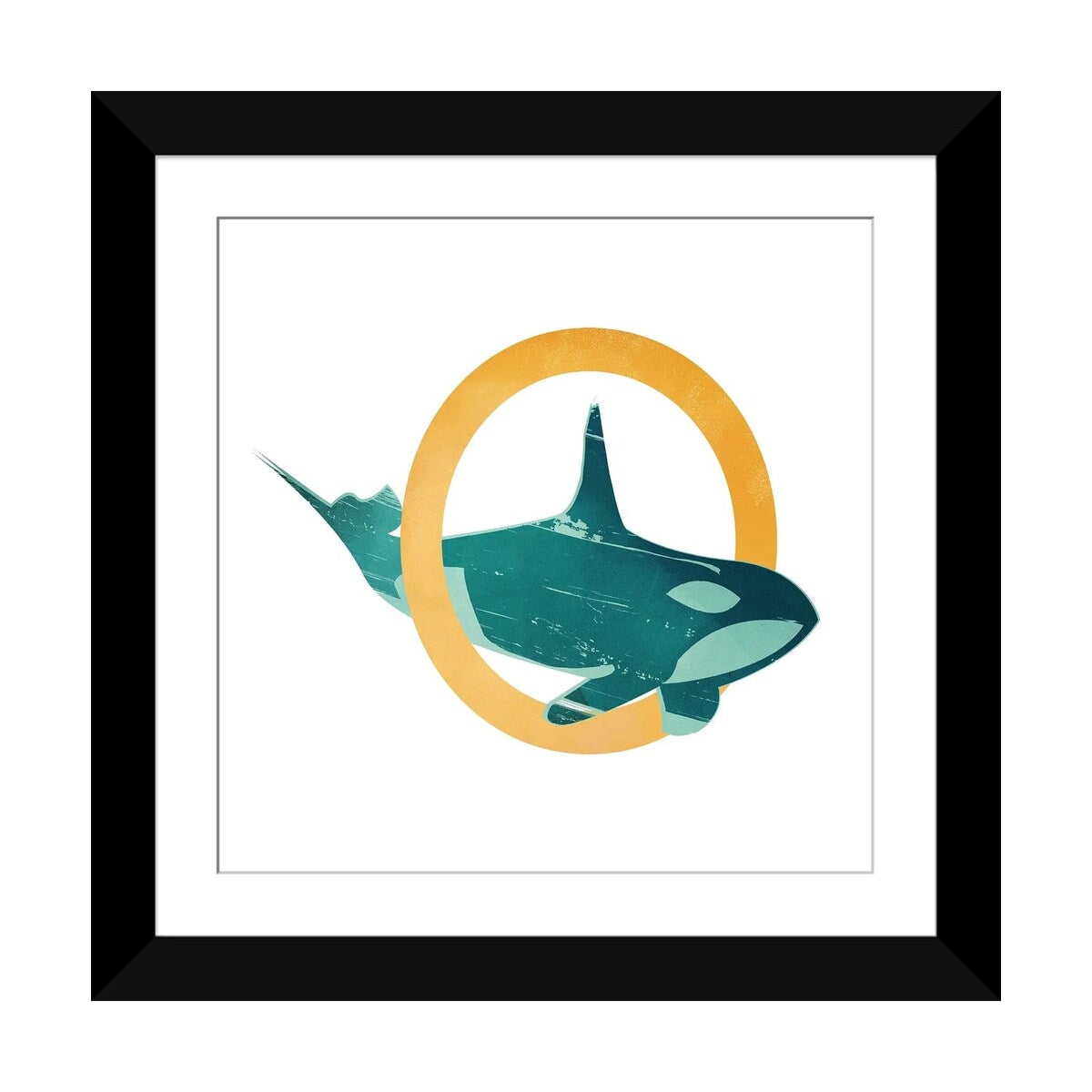iCanvas "O - Orca" by Goed Blauw