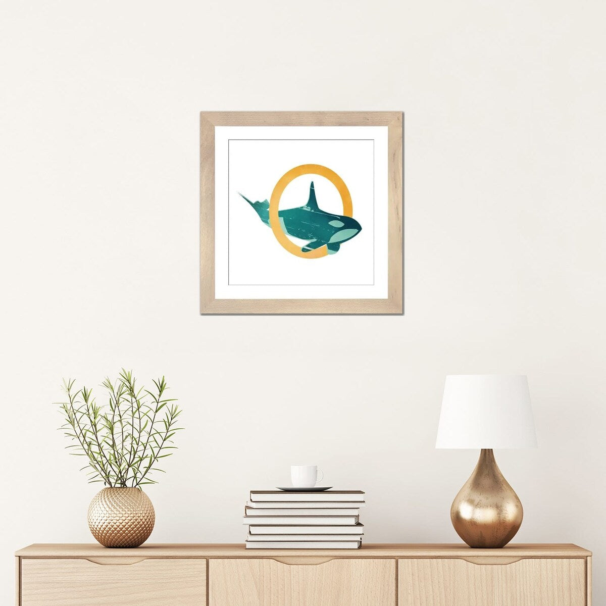 iCanvas "O - Orca" by Goed Blauw