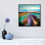 iCanvas "Ocean Breeze With Augmented Reality" by Jaime Byrd Framed Canvas Print