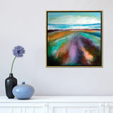 iCanvas "Ocean Breeze With Augmented Reality" by Jaime Byrd Framed Canvas Print