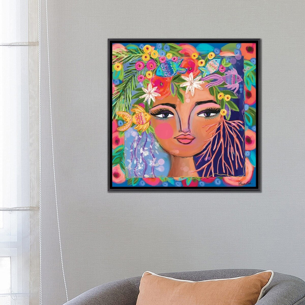 iCanvas "Ocean Princess" by Brenda Bush Framed