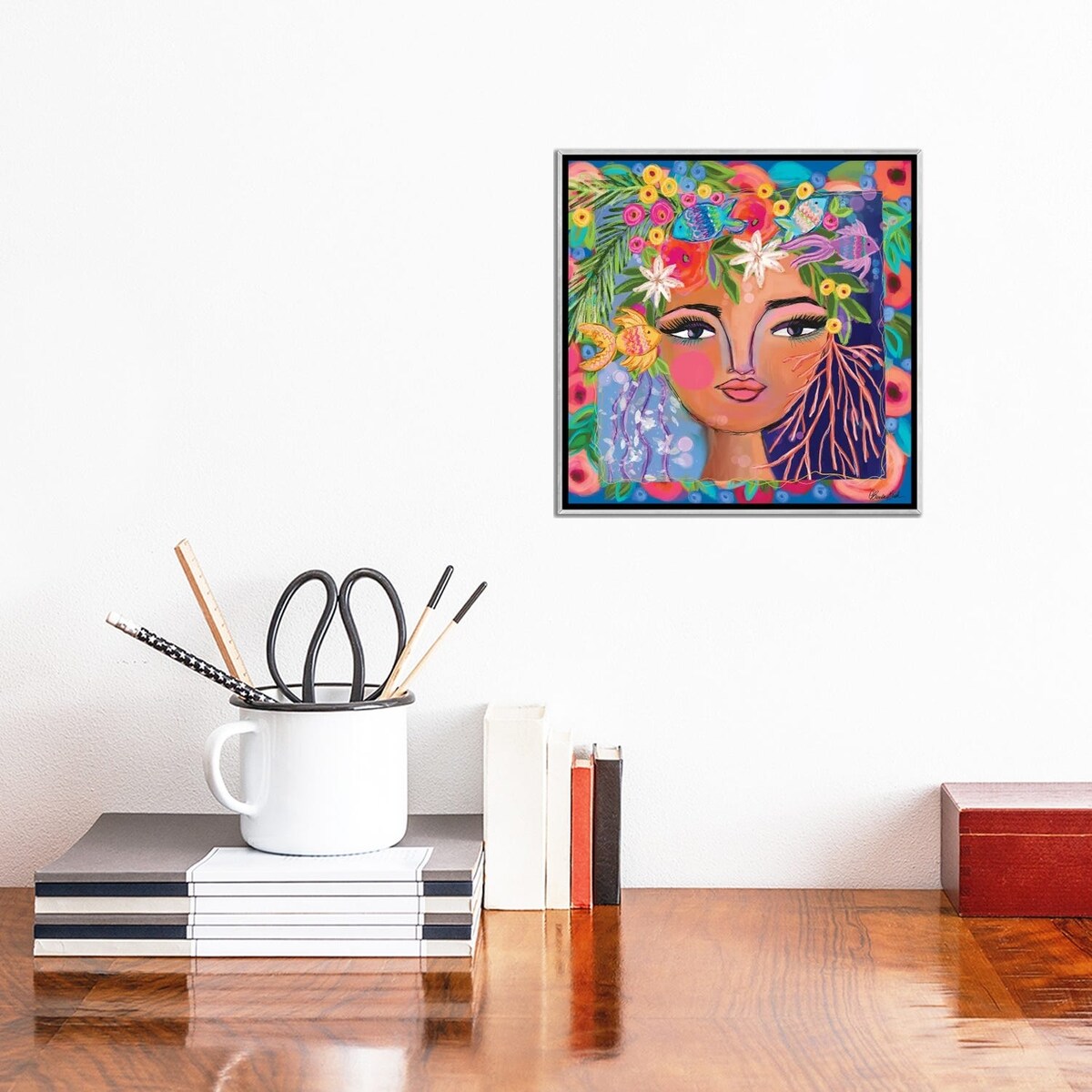 iCanvas "Ocean Princess" by Brenda Bush Framed