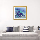iCanvas "Octopus Blue" by Vlad Mel