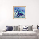 iCanvas "Octopus Blue" by Vlad Mel