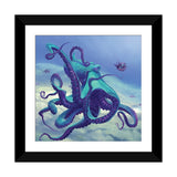 iCanvas "Octopus Blue" by Vlad Mel