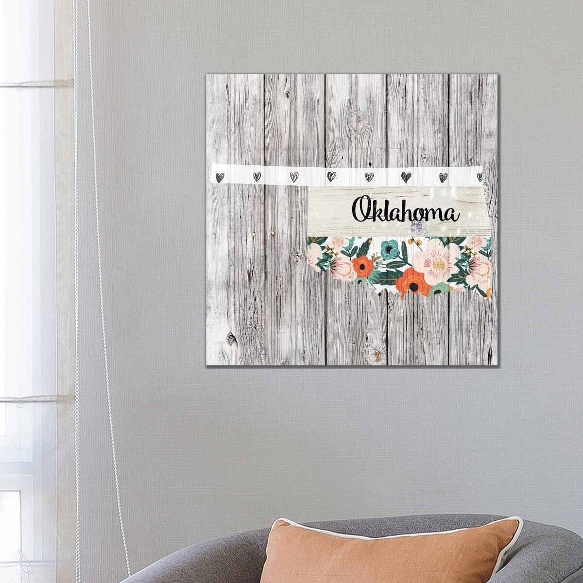 iCanvas "Oklahoma" by Front Porch Pickins Canvas Print