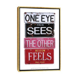 iCanvas "One Eye Sees" by Gregory Constantine Framed
