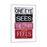 iCanvas "One Eye Sees" by Gregory Constantine Framed