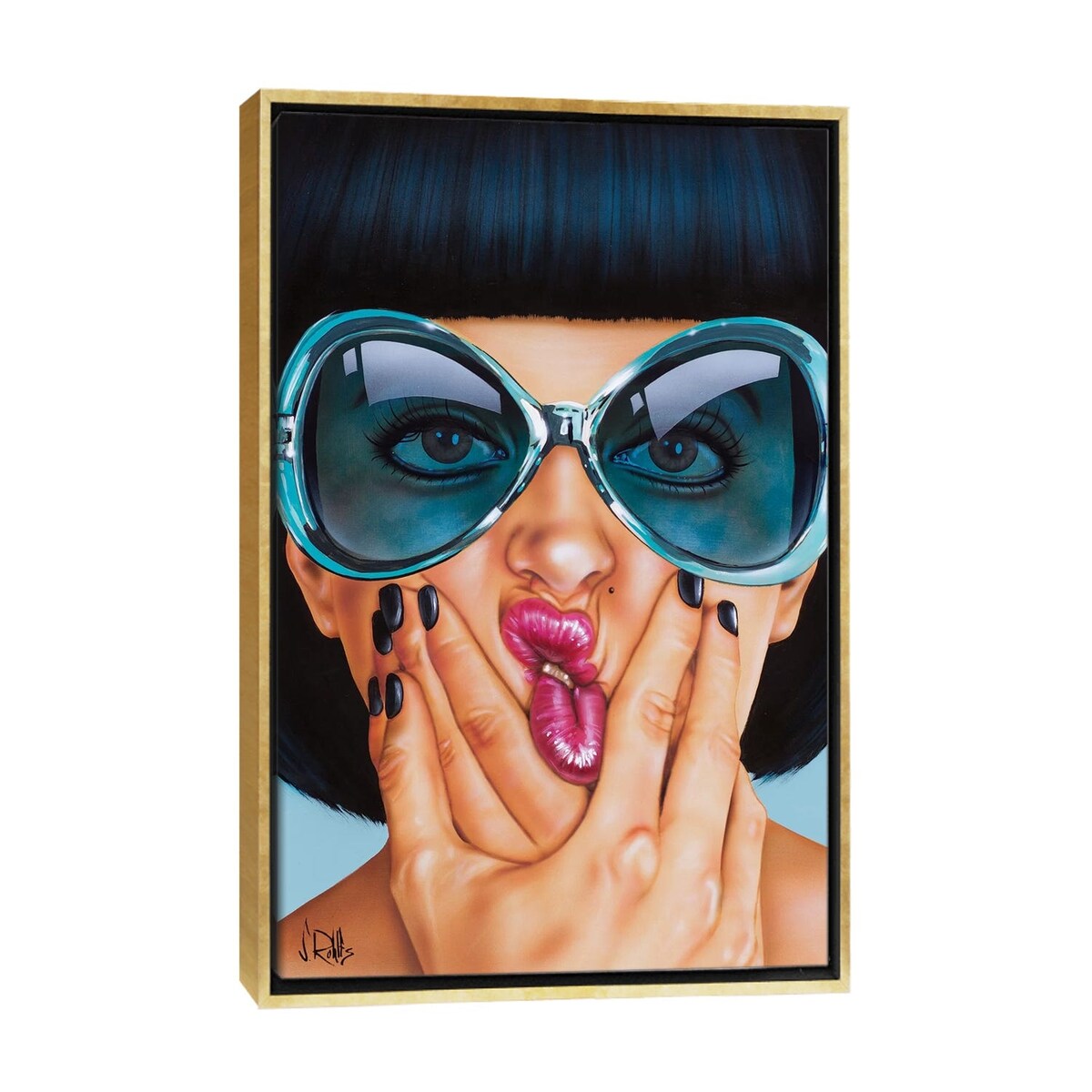 iCanvas "One For The Money" by Scott Rohlfs Framed Canvas Print