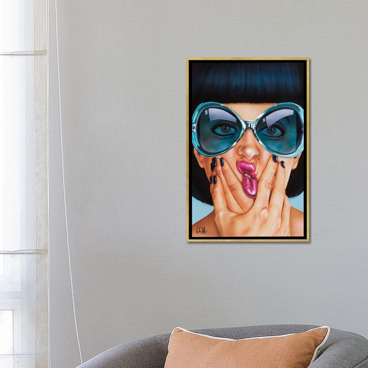 iCanvas "One For The Money" by Scott Rohlfs Framed Canvas Print