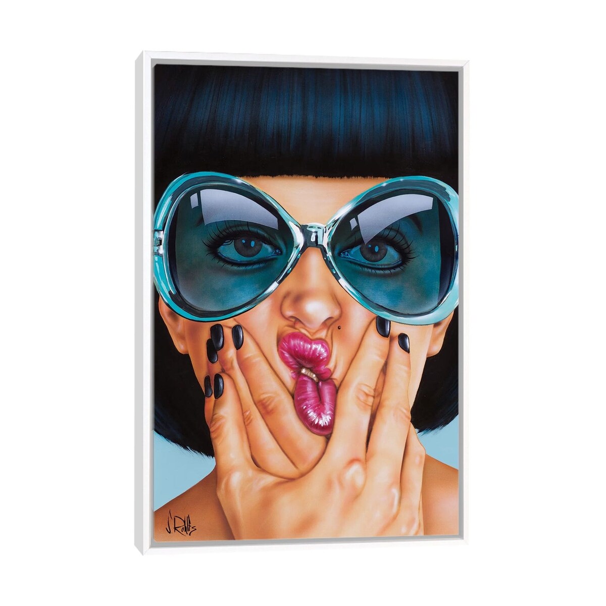 iCanvas "One For The Money" by Scott Rohlfs Framed Canvas Print