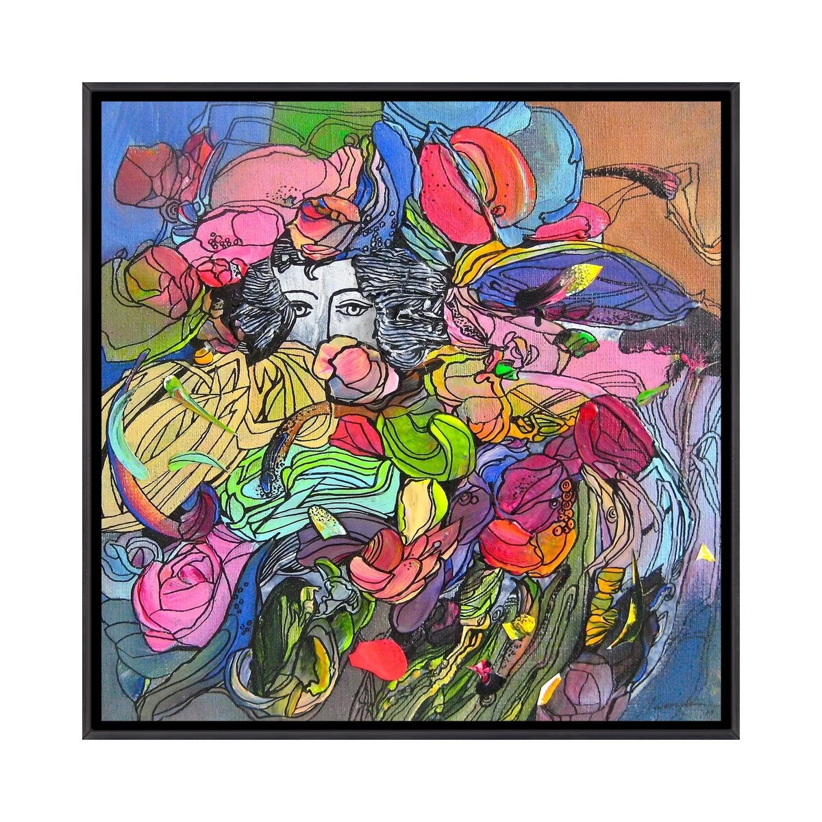 iCanvas "Open Eyes" by Larisa Ilieva Framed