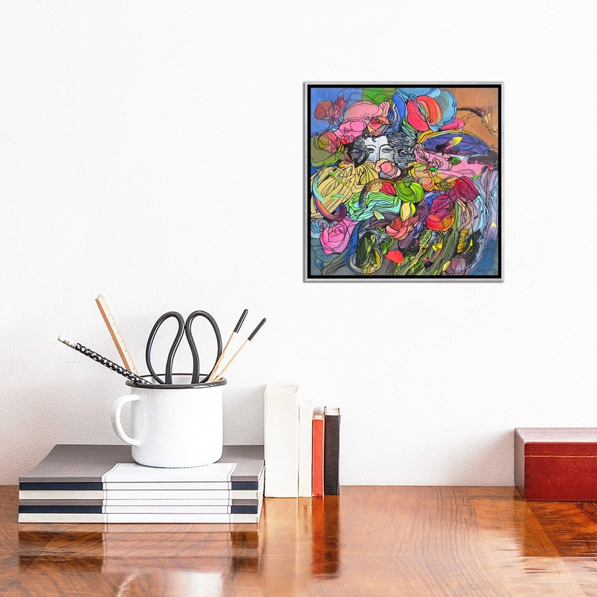 iCanvas "Open Eyes" by Larisa Ilieva Framed