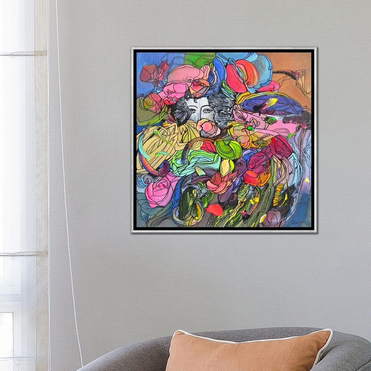 iCanvas "Open Eyes" by Larisa Ilieva Framed