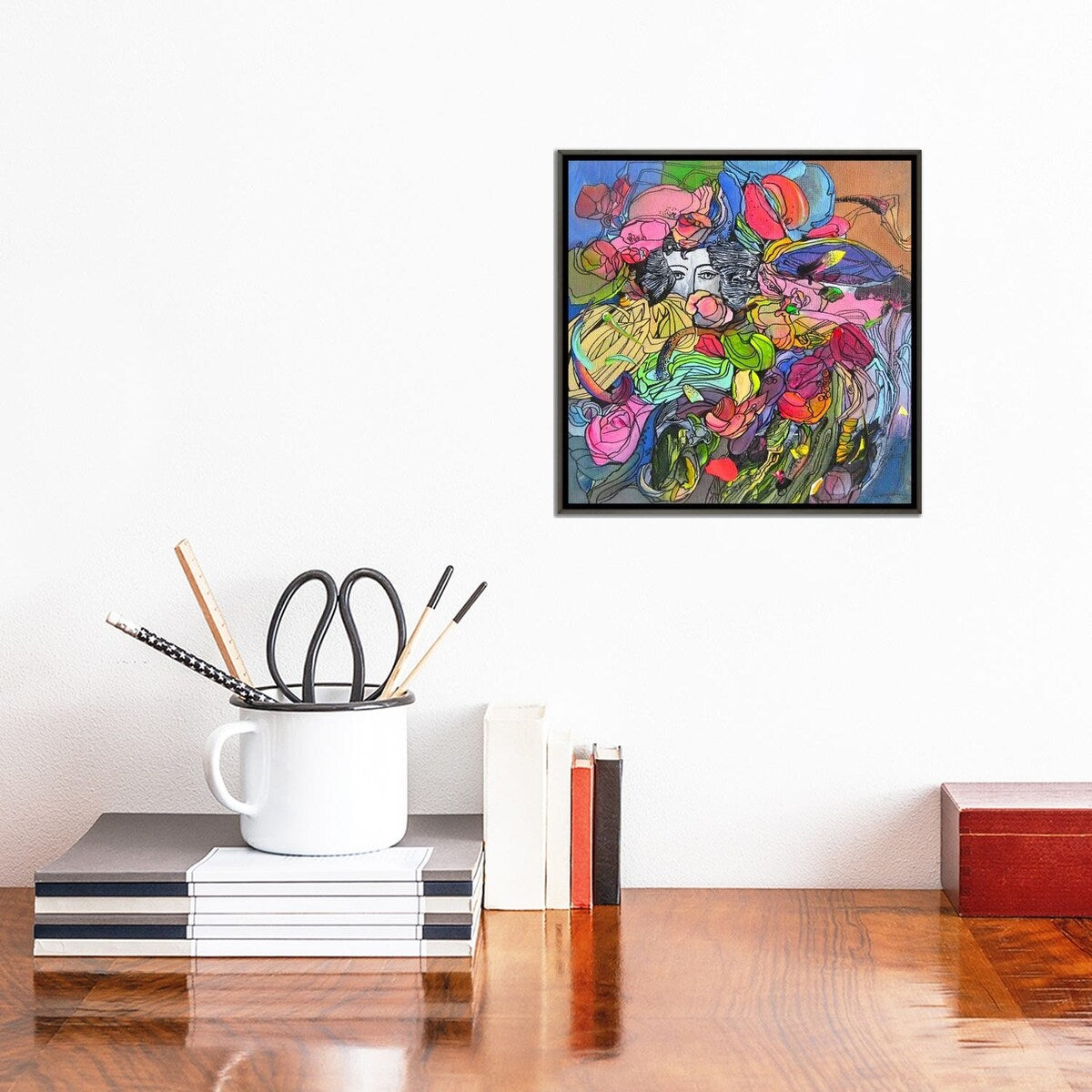 iCanvas "Open Eyes" by Larisa Ilieva Framed