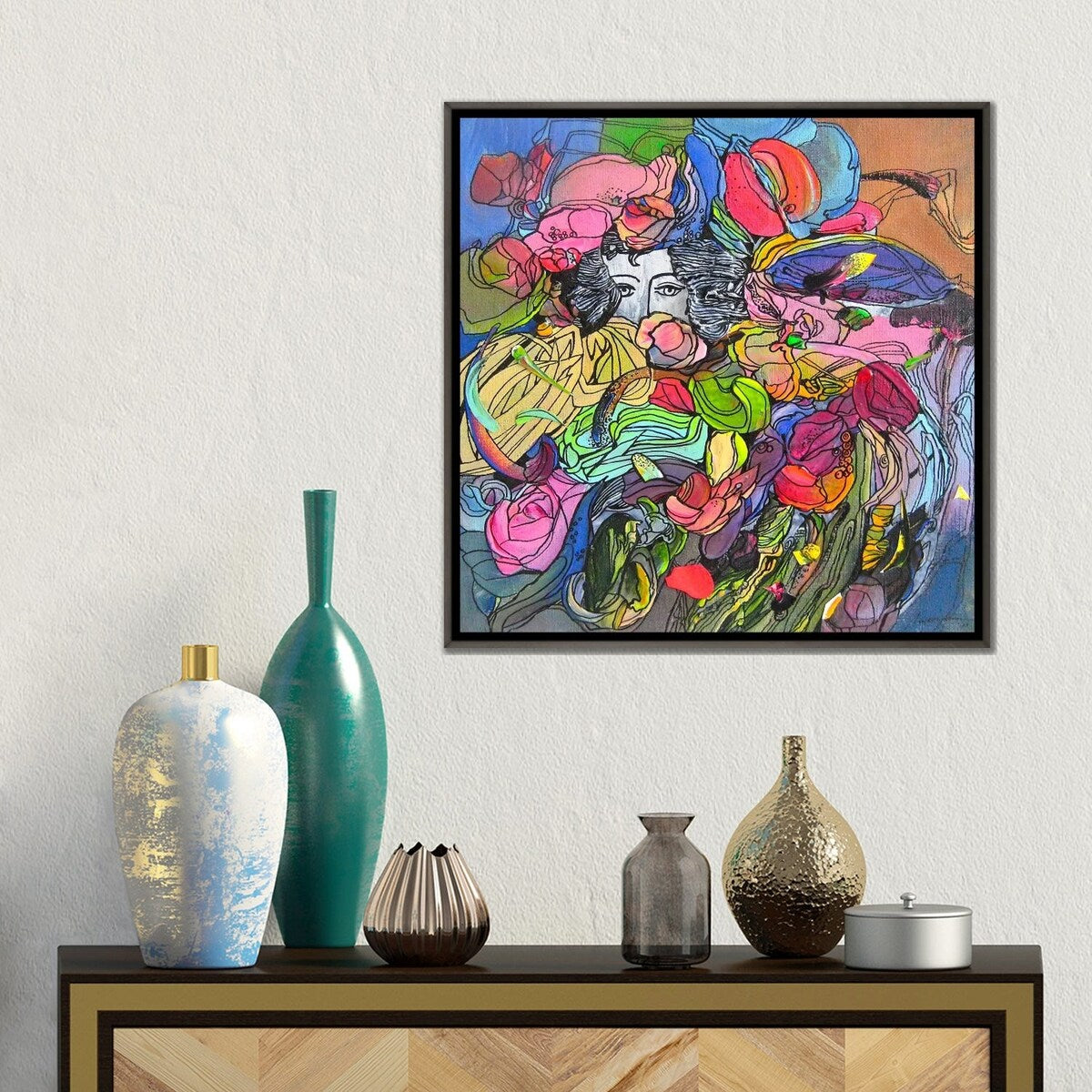 iCanvas "Open Eyes" by Larisa Ilieva Framed