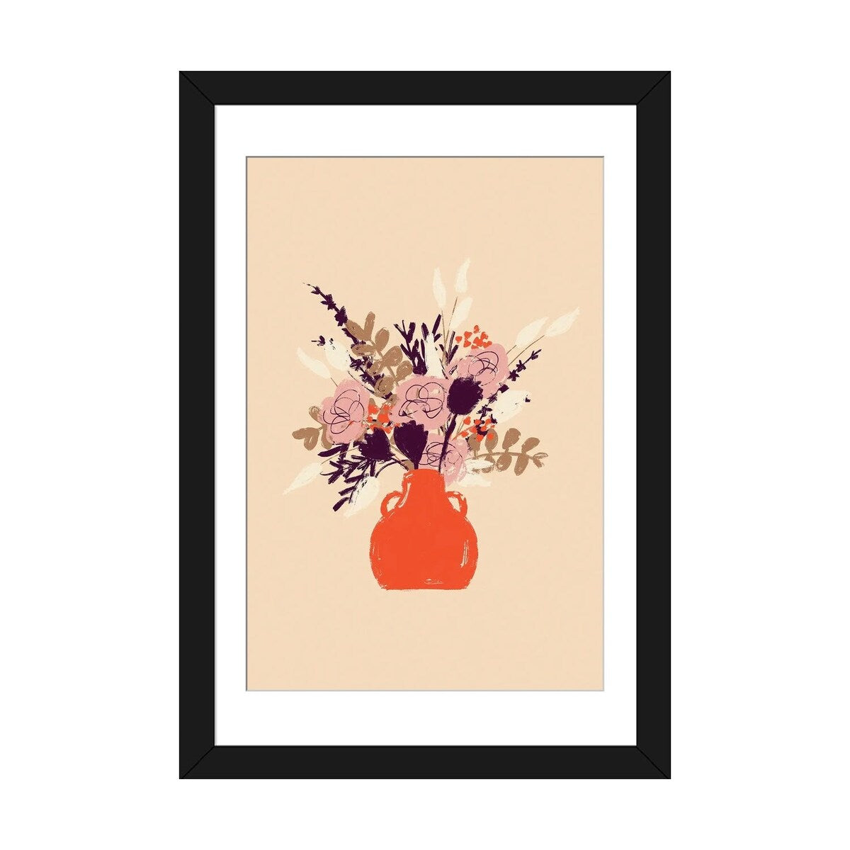 iCanvas "Orange Vase" by Ludivine Josephine