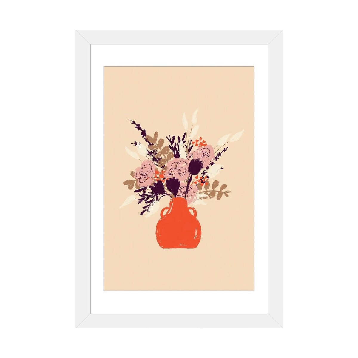 iCanvas "Orange Vase" by Ludivine Josephine