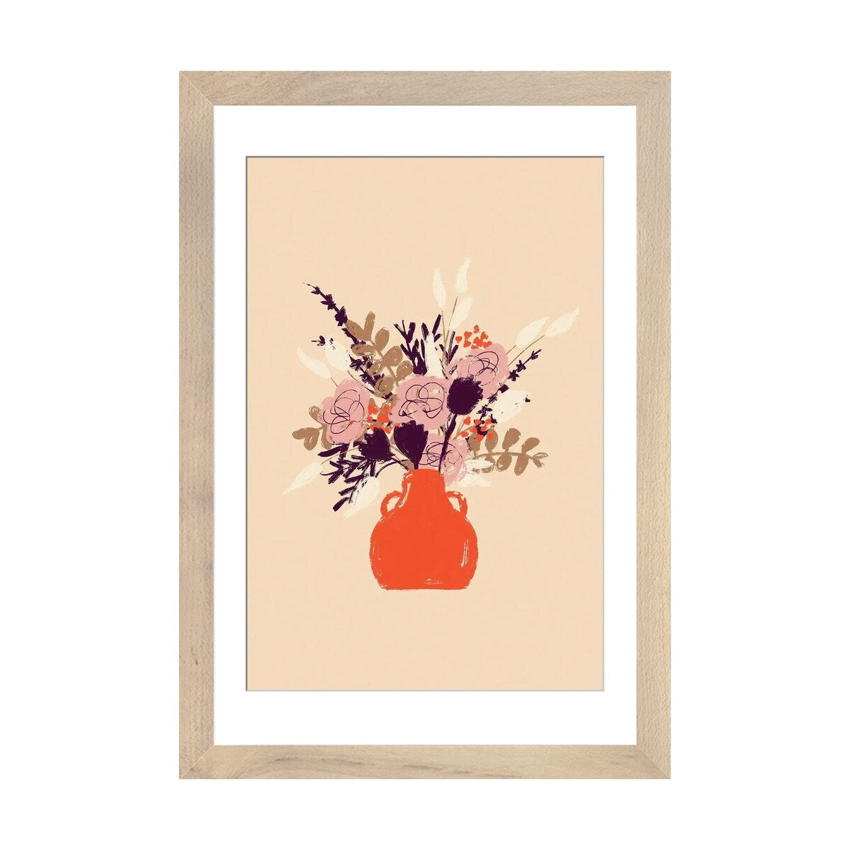 iCanvas "Orange Vase" by Ludivine Josephine