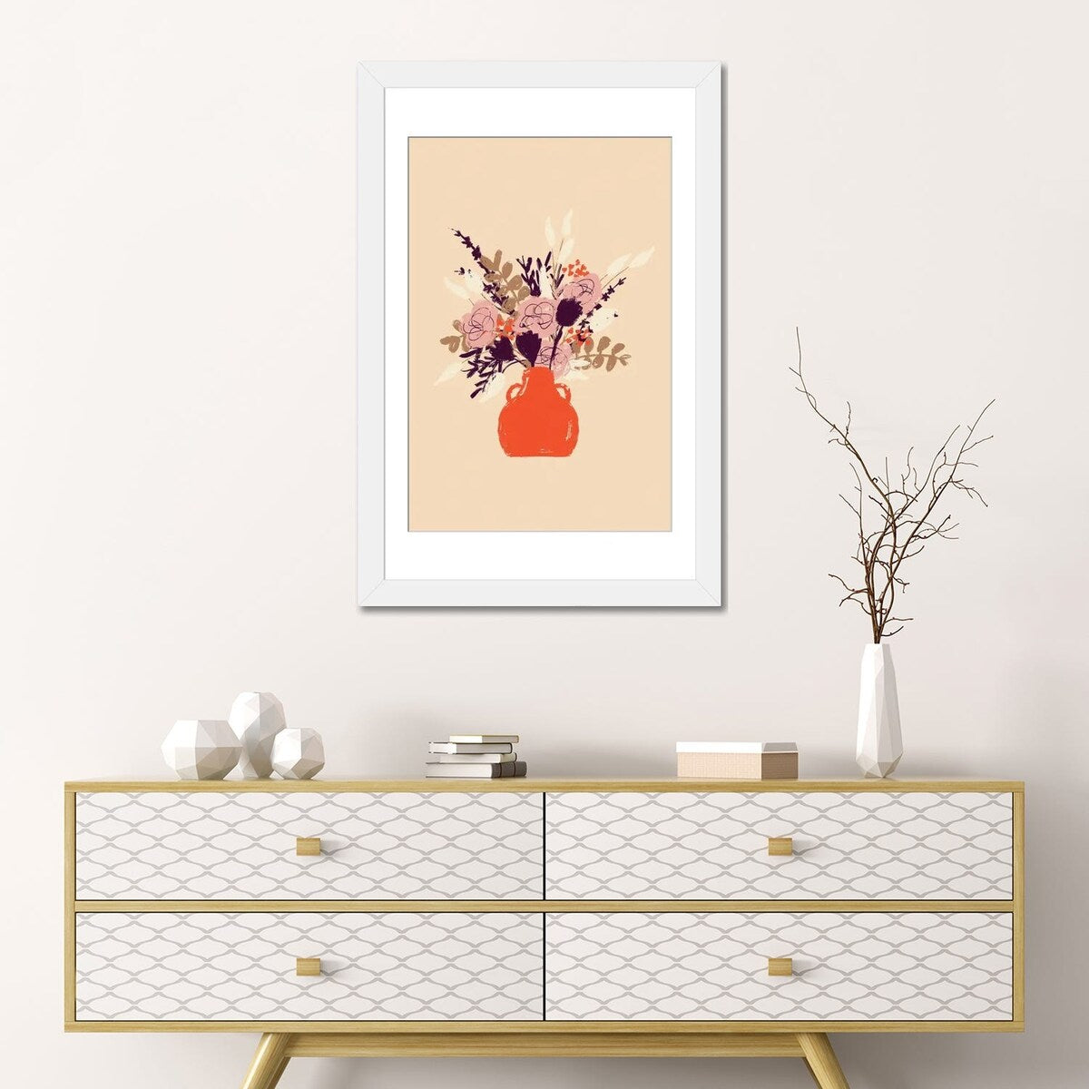 iCanvas "Orange Vase" by Ludivine Josephine