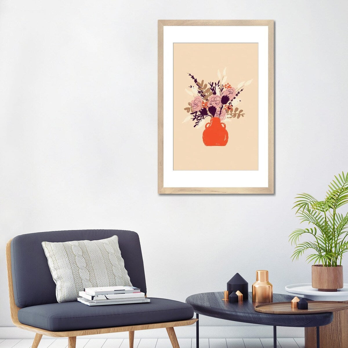 iCanvas "Orange Vase" by Ludivine Josephine
