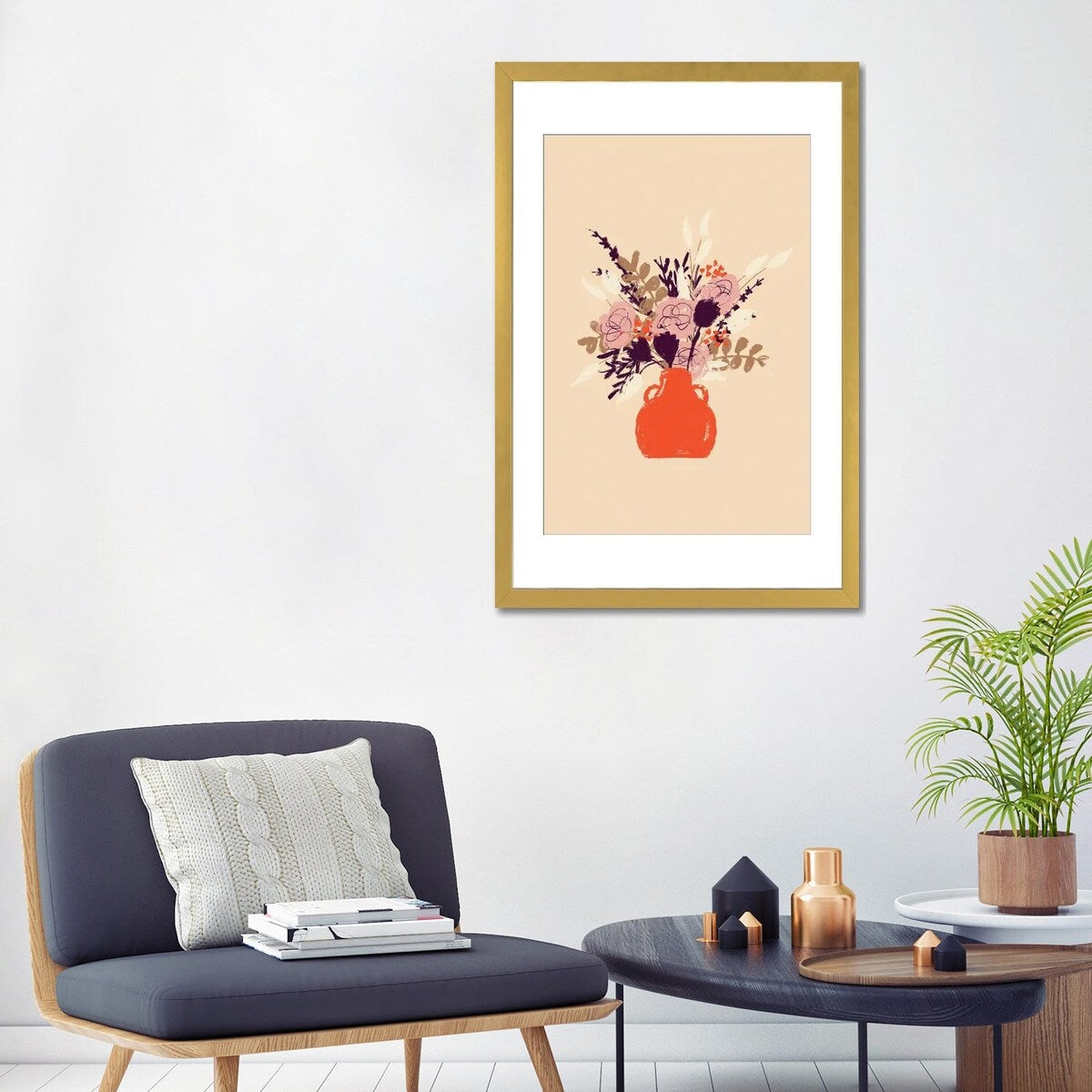 iCanvas "Orange Vase" by Ludivine Josephine