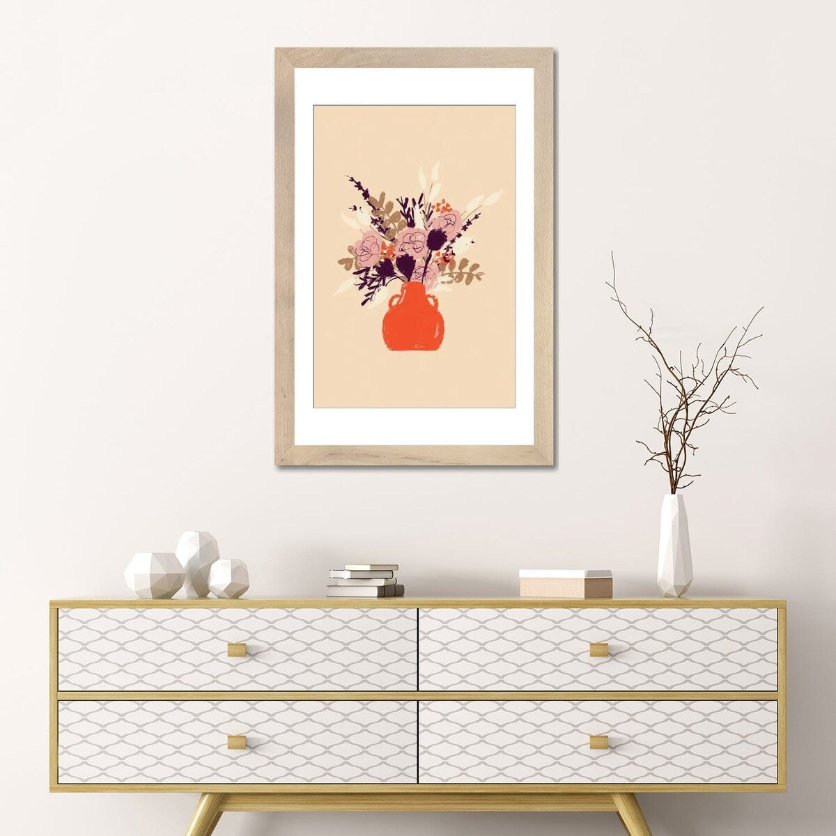 iCanvas "Orange Vase" by Ludivine Josephine